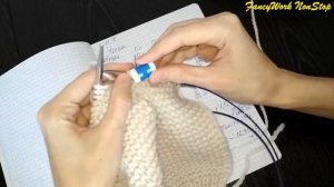 МАСТЕР КЛАСС. Чепчик спицами. Часть2 Вяжем чепчик вместе.