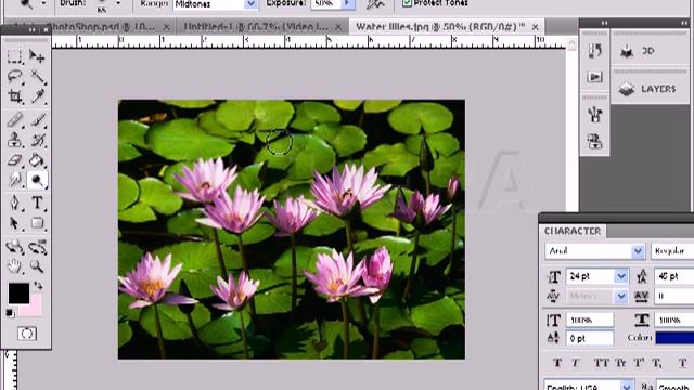 Photoshop All Tools work in Bangla _dos & burn tool смотреть онлайн