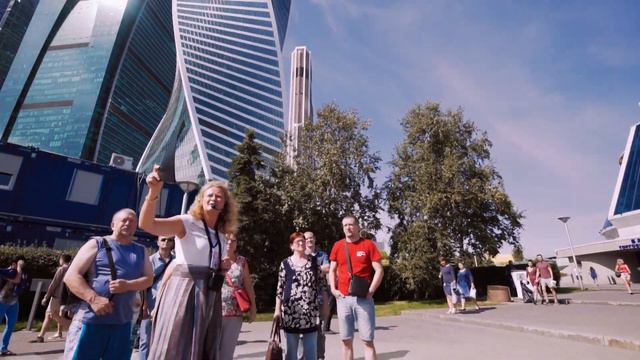 Групповые прогулки по Москва-Сити смотреть онлайн