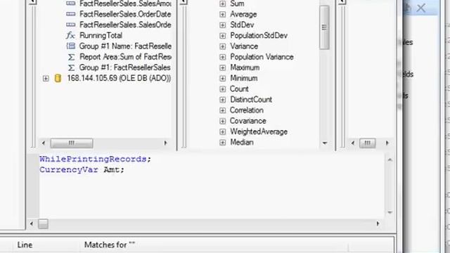 Crystal Reports - Running Total using a Formula смотреть онлайн