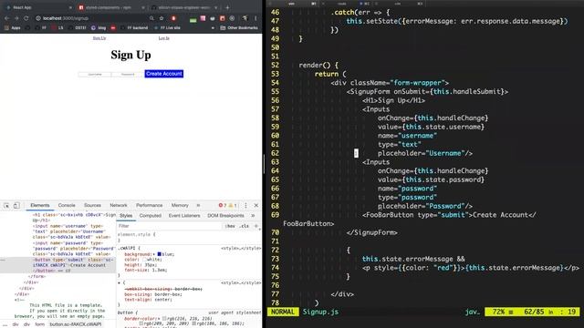 React styled component tutorial смотреть онлайн