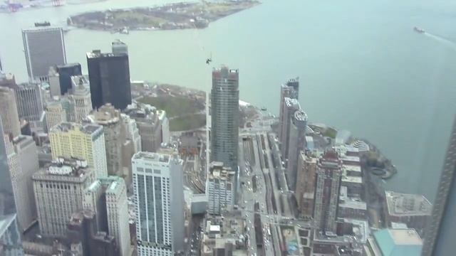 Селфи на небоскрёбе в Нью Йорке Башня свободы США смотреть онлайн