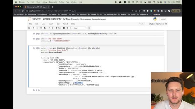 How to change inventory prices using Listings API (Amazon SP-API) смотреть онлайн