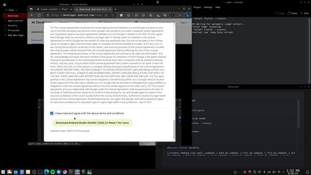 Tutorial on how to install flutter on Linux смотреть онлайн