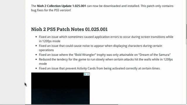 *NEW* Nioh 2 Ps5 Update 1.025.001 смотреть онлайн