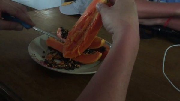 Папайя. Как почистить и съесть экзотическую папайю.