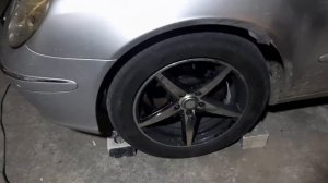 Стук , грохот перед w 211 , диагностика подвески, рычагов. Регулировка, подтяжка рейки mercedes w21