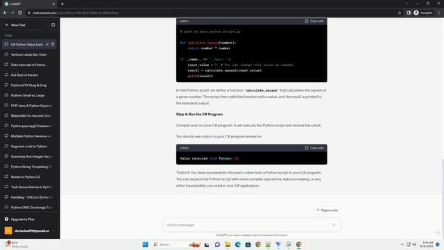 returning a value to a c program through python script смотреть онлайн