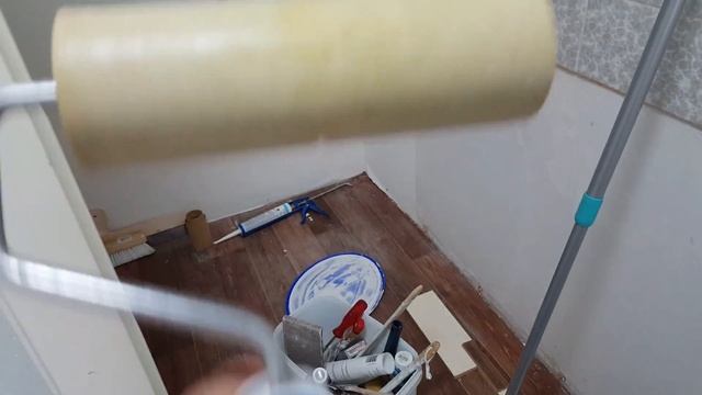Покраска стен. Ремонт на кухне. Германия. смотреть онлайн