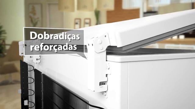Metalfrio DA170 e DA302 Freezer horizontal doméstico dupla ação смотреть онлайн
