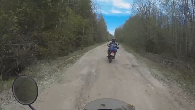 GoPro:До Карелии на мотоциклах.День 3-й 1/2 (2014г.) / Kawasaki KLR 650 смотреть онлайн