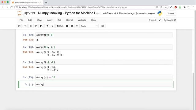 Numpy Python Tutorial | Numpy Indexing and Slicing | Numpy Broadcasting смотреть онлайн