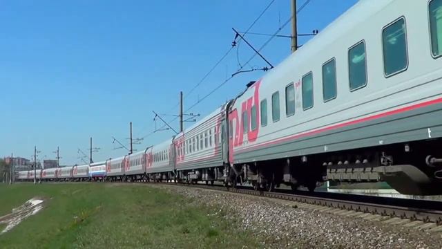 ЧС2к-747 с поездом №64 "Москва - Димитровград" смотреть онлайн