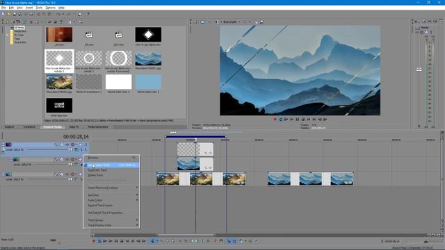Видео и переходы с прозрачностью / Alpha Channel в VEGAS PRO смотреть онлайн