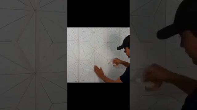 Объёмный рисунок на стене.🔥🔥🔥