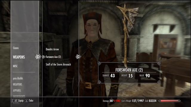 Skyrim Followers ~ Cicero Oils Mother смотреть онлайн