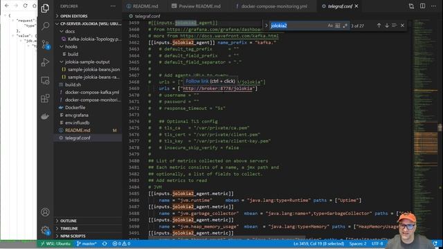Kafka Metrics with JTIG - Part 3 - telegraf config смотреть онлайн