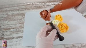 7 МОИХ ЛЮБИМЫХ насадок РОЗА! Подробно! Украшение белково-заварным кремом!