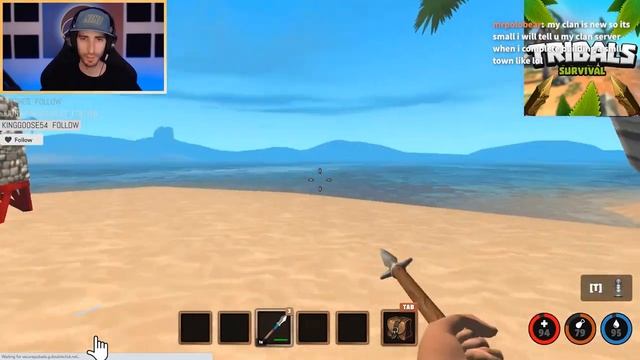 He Built The Goofiest Tower In Tribals! ( Gameplay ) - Tribals.io Survival