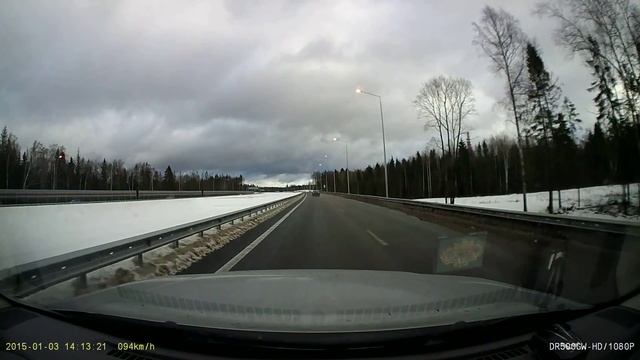 Трасса М11 Москва - Санкт-Петербург (новая Ленинградка до Солнечногорска)) смотреть онлайн