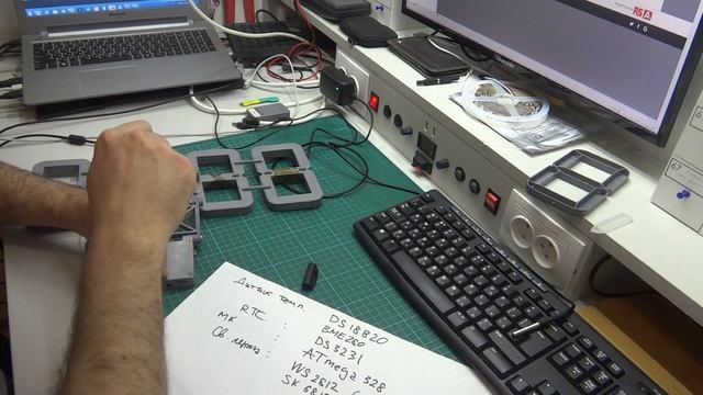 Часы на адресной светодиодной ленте смотреть онлайн