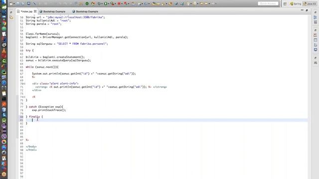 Java EE 021  JDBC, RDBMS, SQL, Maven, Bootstrap, MVC, Katmanli Mimari 10