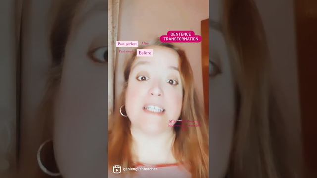 SENTENCE TRANSFORMATION. #pastsimple #pastperfect #after #before. смотреть онлайн