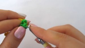 ТЮЛЬПАН из резинок на крючке. ПОДЕЛКИ К 8 МАРТА СВОИМИ РУКАМИ