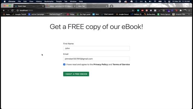 Django & React Newsletter Signup App - ActiveCampaign API | Part 1 - Overview смотреть онлайн