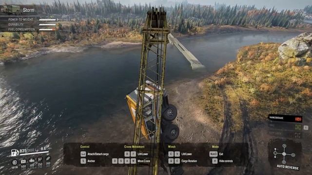 Truck Recovery Mission with Huge Crane in Extreme OffRoad Driving Simulator SnowRunner смотреть онлайн