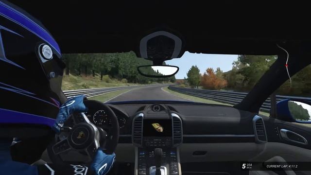 Assetto Corsa Porsche Cayenne Turbo S Onboard Nordschleife (8:10.391) смотреть онлайн