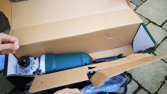 Unpacking / Unboxing Angle Grinder 230mm Metabo WE 2200-230 606437000