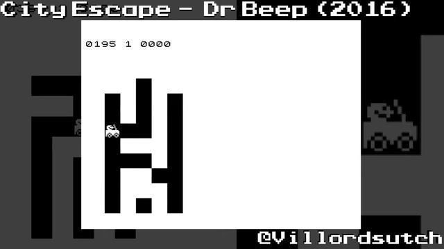 City Escape 1K (Hi-Res) ZX81 by Johan "Dr Beep" Koelman смотреть онлайн