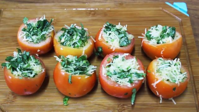 Фаршированные помидоры — сыроедческий рецепт смотреть онлайн