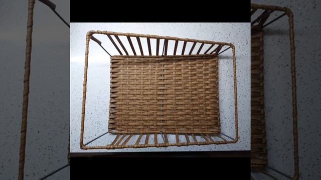 Плетение корзины на каркасе из полиротанга смотреть онлайн