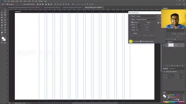 New Guide Layout for 12 Grid System | Photoshop Tutorial in Tamil смотреть онлайн