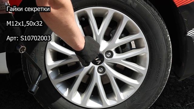 Гайки, болты секретки ТМ SKYWAY