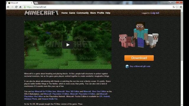 tuturial wie bekomme ich minecraft? смотреть онлайн