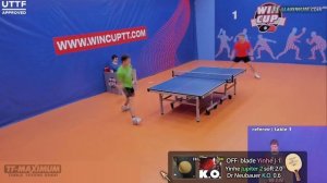 СРЕДНИЕ ШИПЫ на СУПЕР-ТОНКОЙ губке: Dr Neubauer K.O. 0,6 мм техника тактика эффекты - турнирная игр