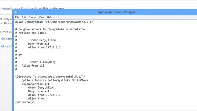 How to resolve 403 Forbidden phpmyadmin error in WAMP Server? смотреть онлайн