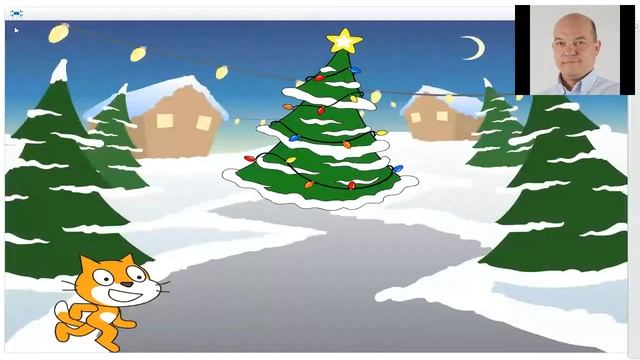 видео-урок по программированию на Scratch  Новогодняя открытка и Minecraft программируем Башню