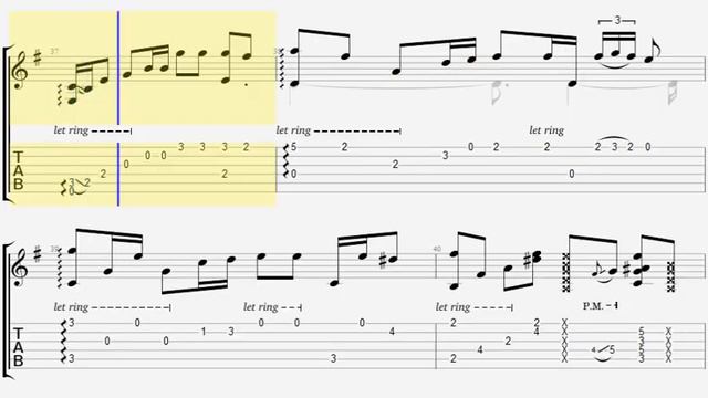 Historia de un Amor TAB - fingerstyle classical guitar tabs (PDF + Guitar Pro) смотреть онлайн