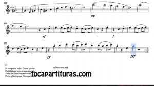 Waltz Nº 2 Sheet Music for Alto Saxophone & Baritone Sax E Flat Vals by Shostakovich