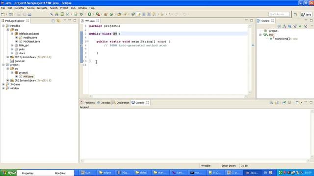 Java Eclipse Урок 1 смотреть онлайн