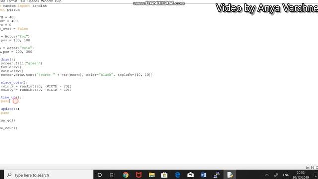 How to build a simple coin collector game in python смотреть онлайн