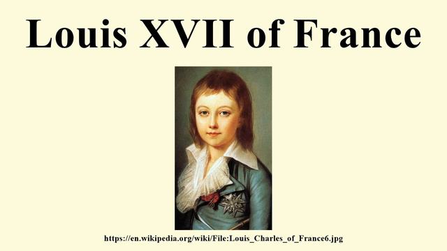 Louis XVII of France смотреть онлайн