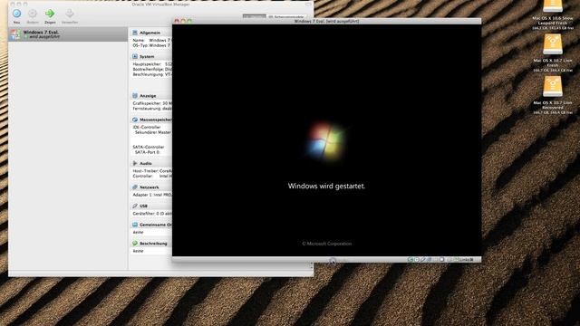 VirtualBox Mit Windows 7 Auf Mac OS X - Windows Kostenlos Virtualisieren