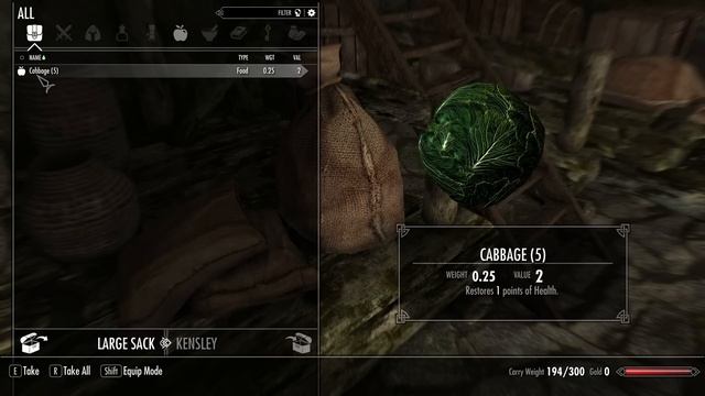 SkyrimSE:  Kensley And The  