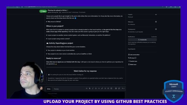 MSFT Learn - Upload your project by using GitHub best practices смотреть онлайн