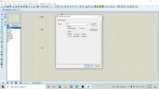 4-2 ENCODER CIRCUIT | SUBCIRCUIT MODE | USING PROTEUS 8 смотреть онлайн